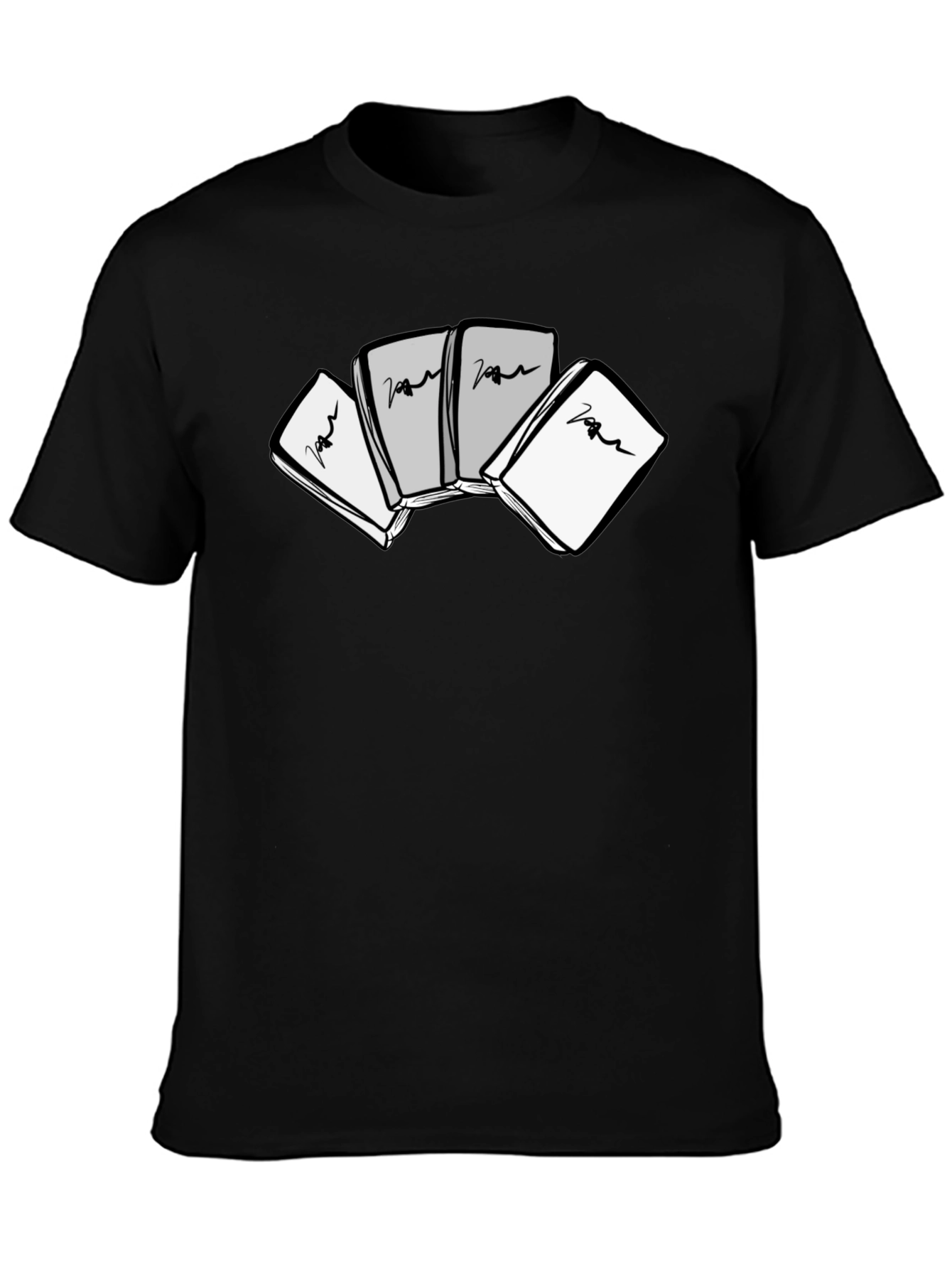 Abstract Book T-Shirt - Stylish Graphic Tee