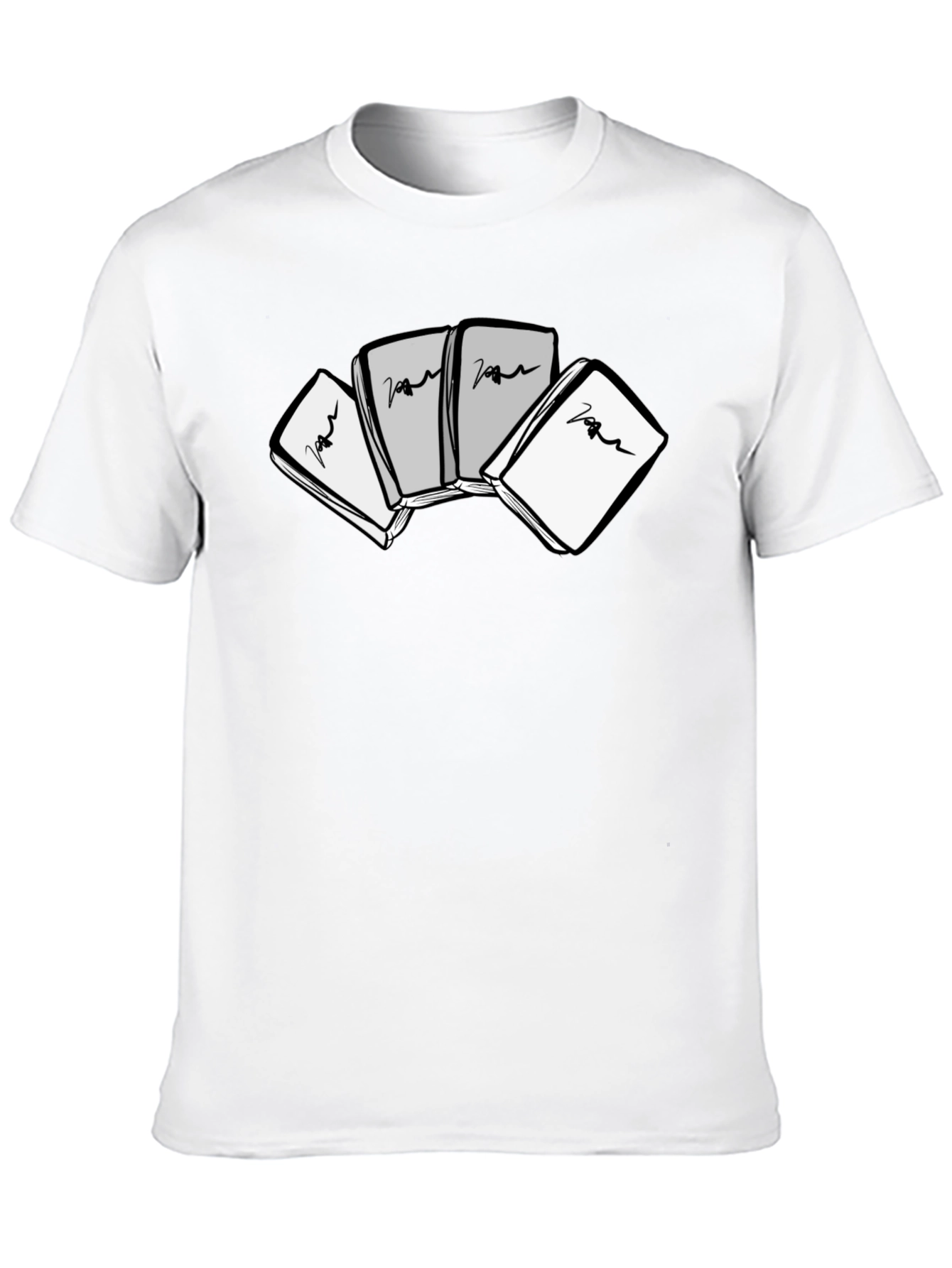 Abstract Book T-Shirt - Stylish Graphic Tee