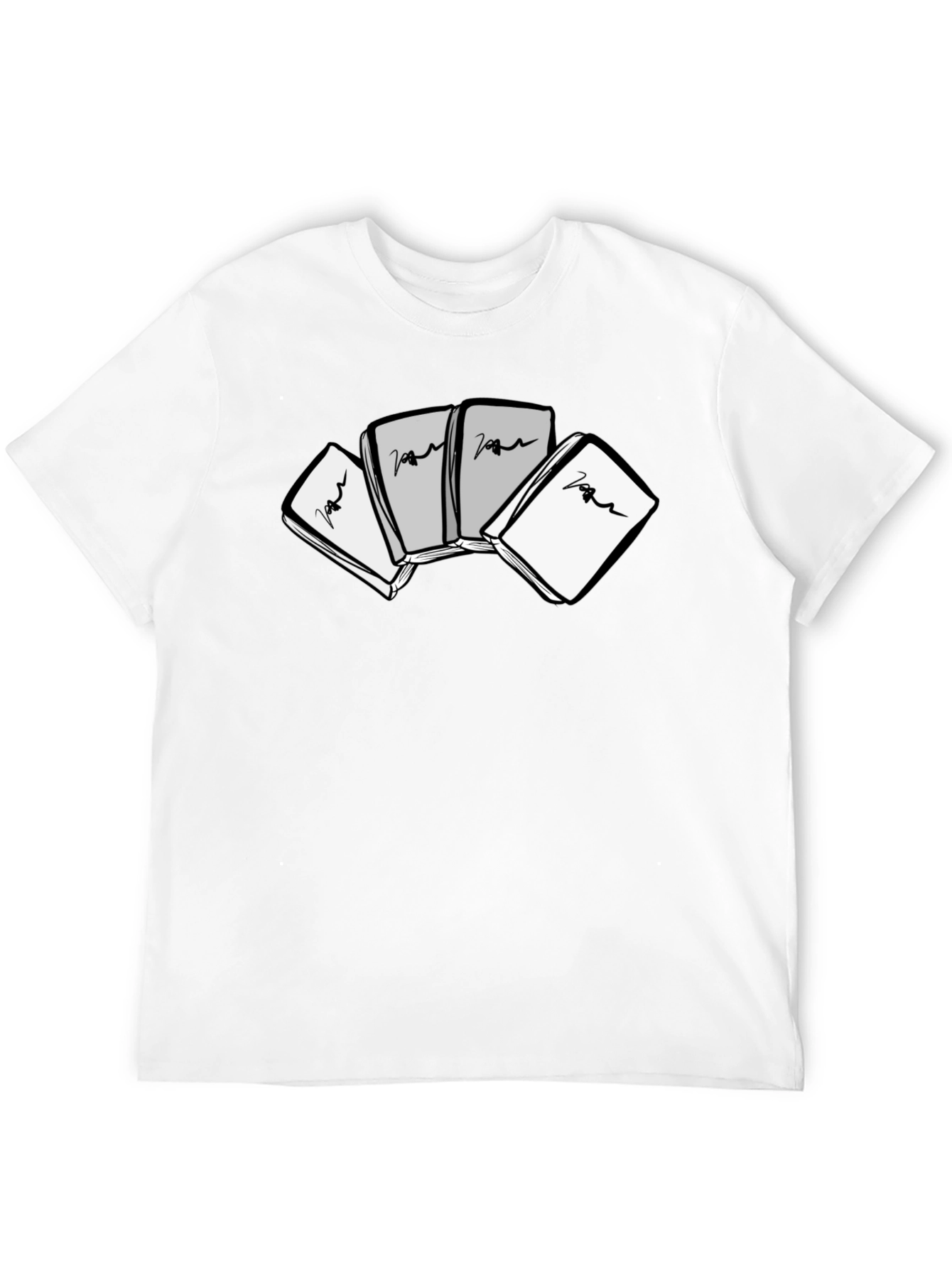 Abstract Book T-Shirt - Stylish Graphic Tee