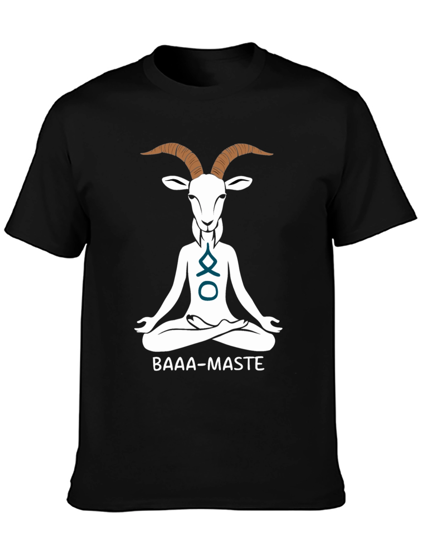 Yoga Goat Graphic Tee - BAAA-MASTE Funny Shirt