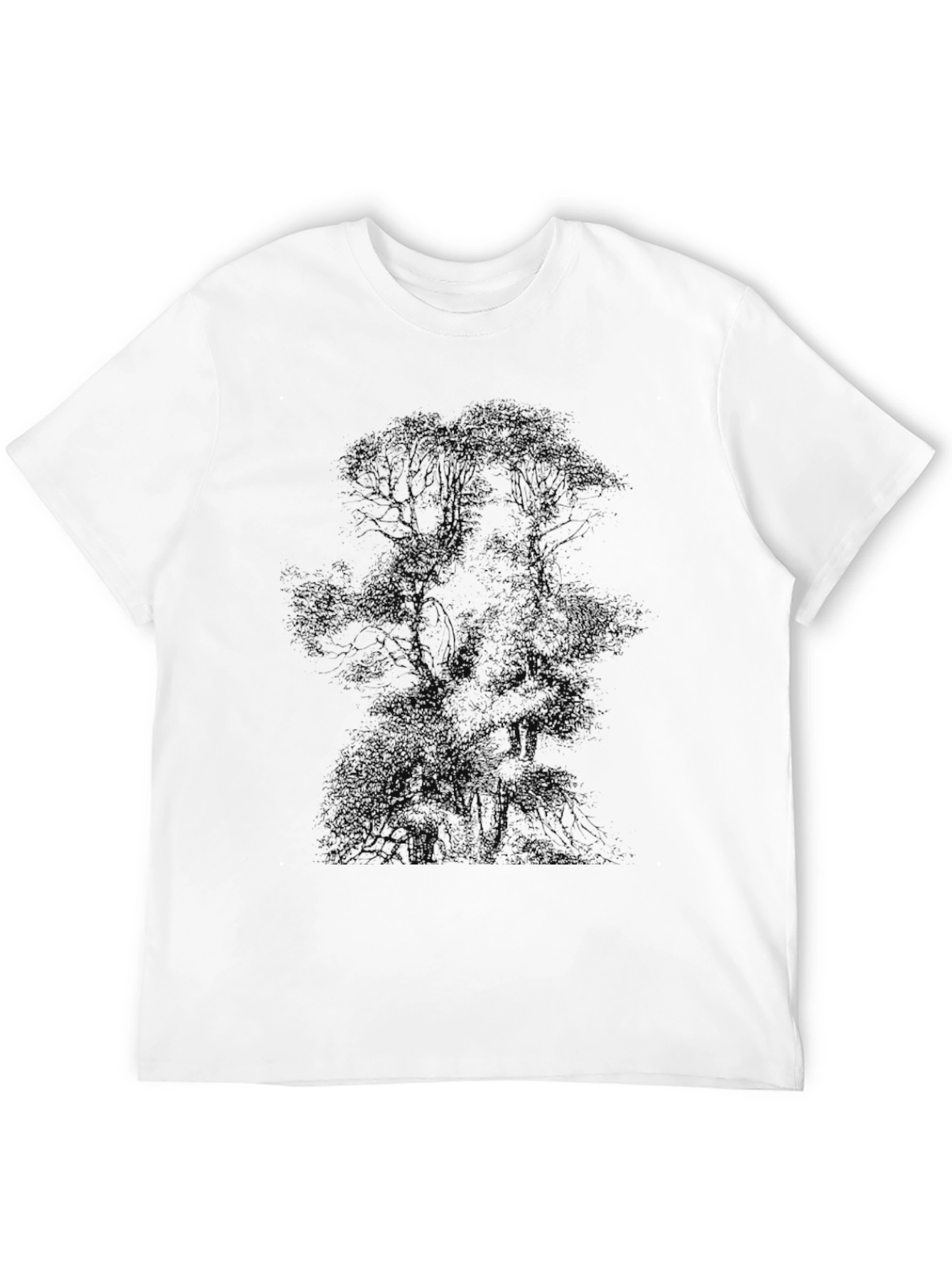 Mens Black Graphic Tee