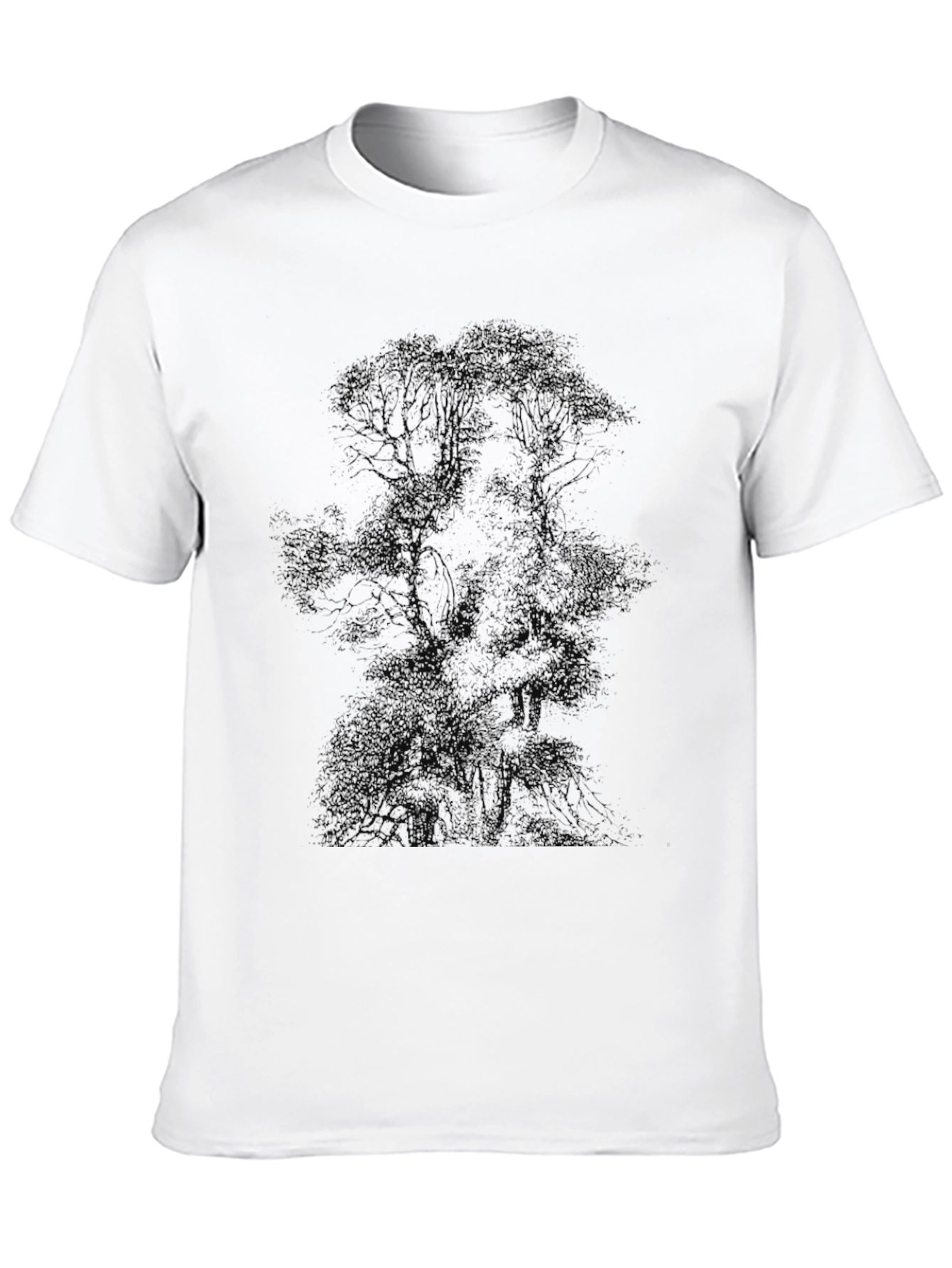 Mens Black Graphic Tee