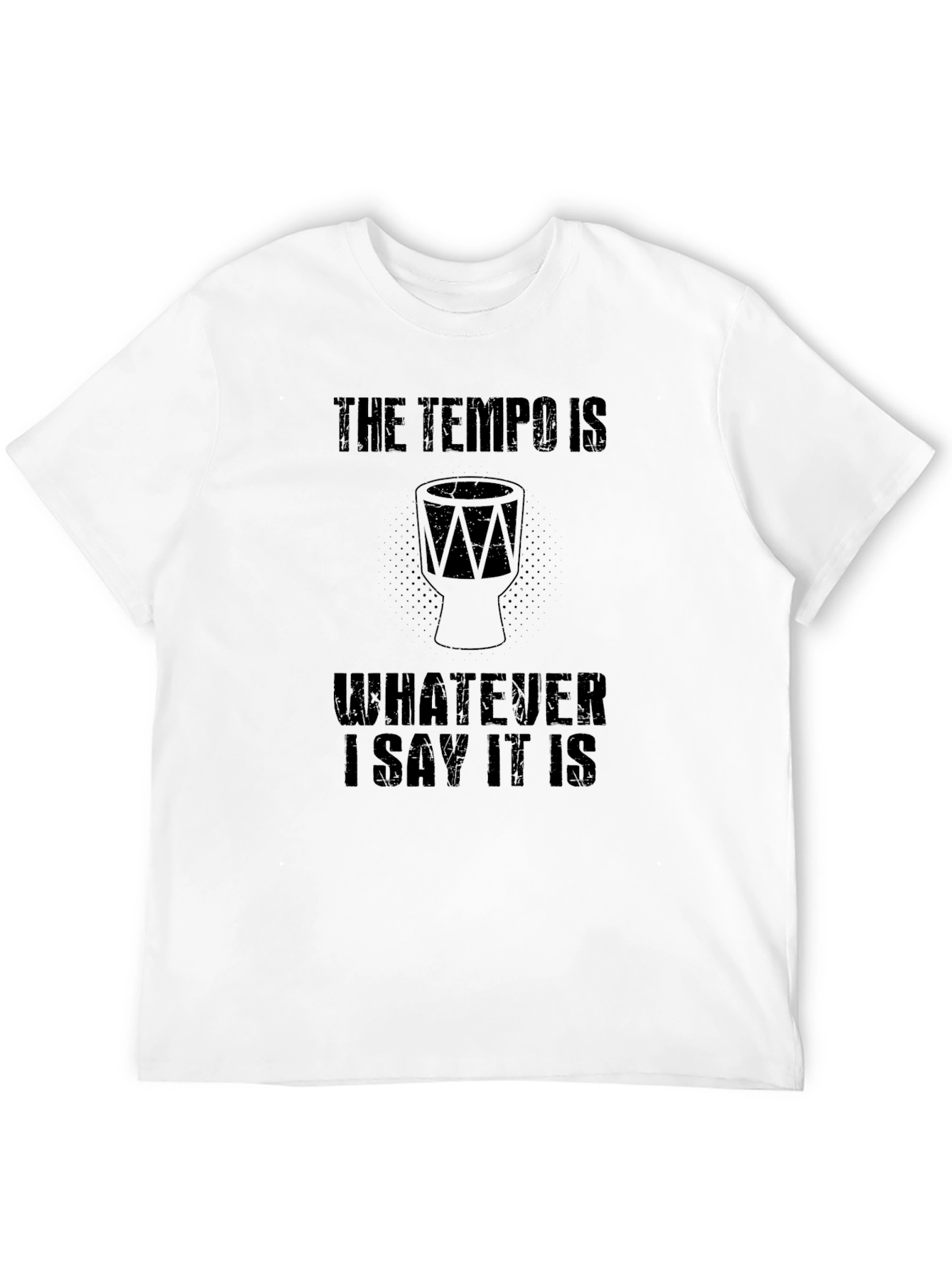 Tempo Drummer T-Shirt - Music Lover Tee