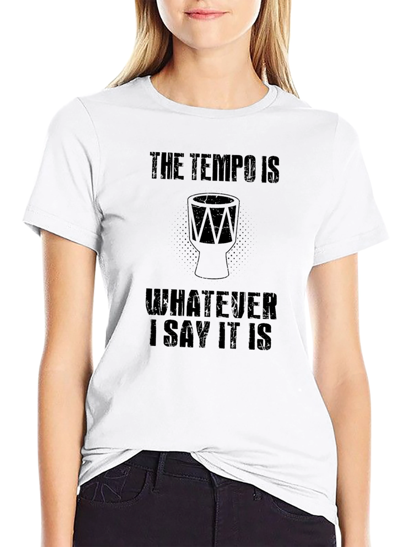 Tempo Drummer T-Shirt - Music Lover Tee