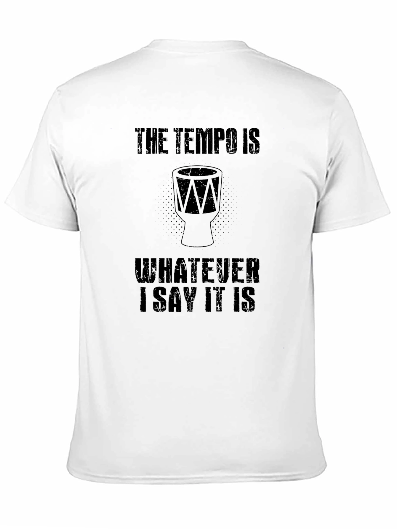 Tempo Drummer T-Shirt - Music Lover Tee