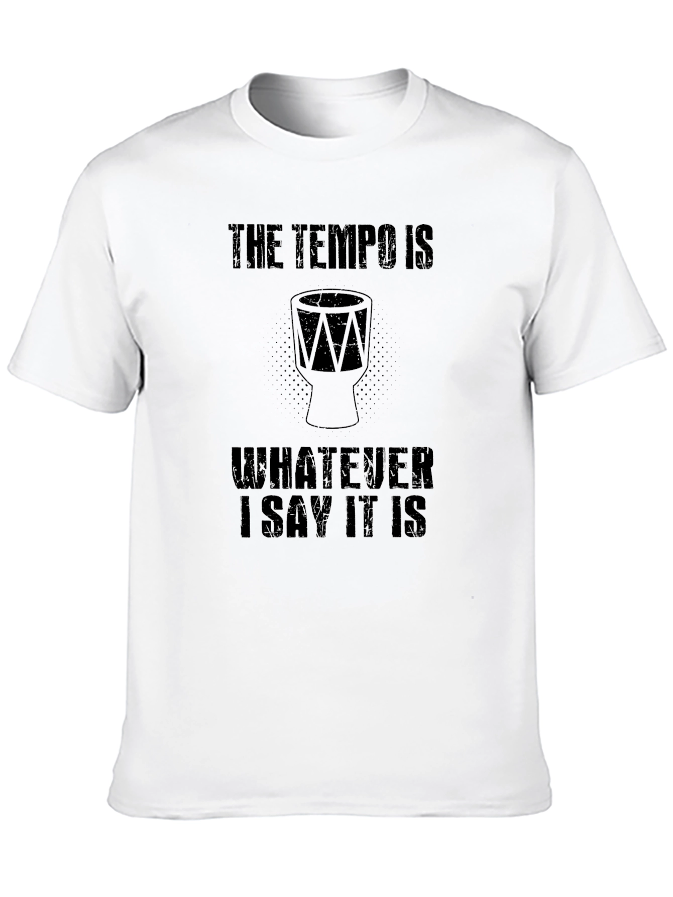 Tempo Drummer T-Shirt - Music Lover Tee