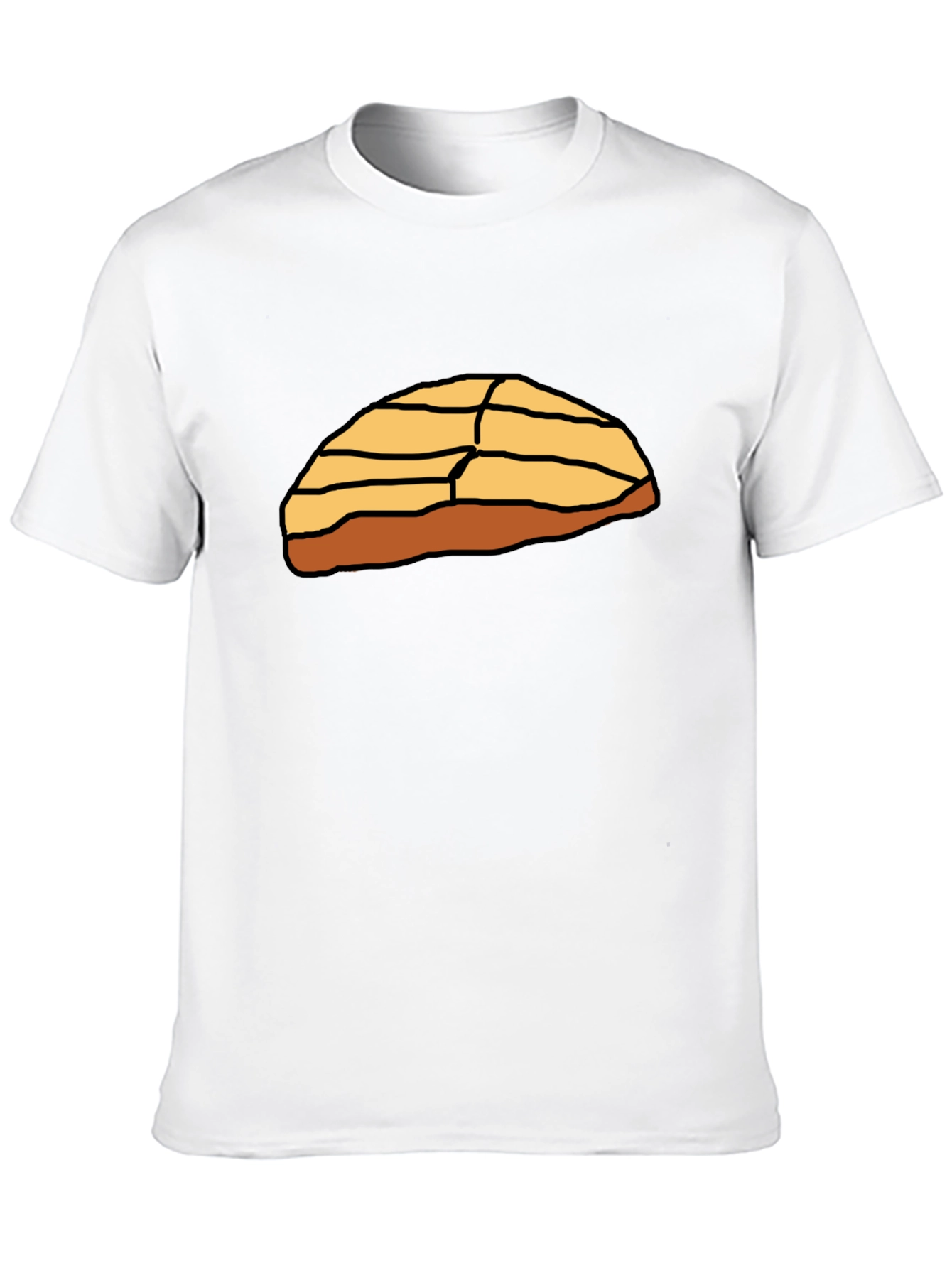 Concha Bread Graphic T-Shirt - Black