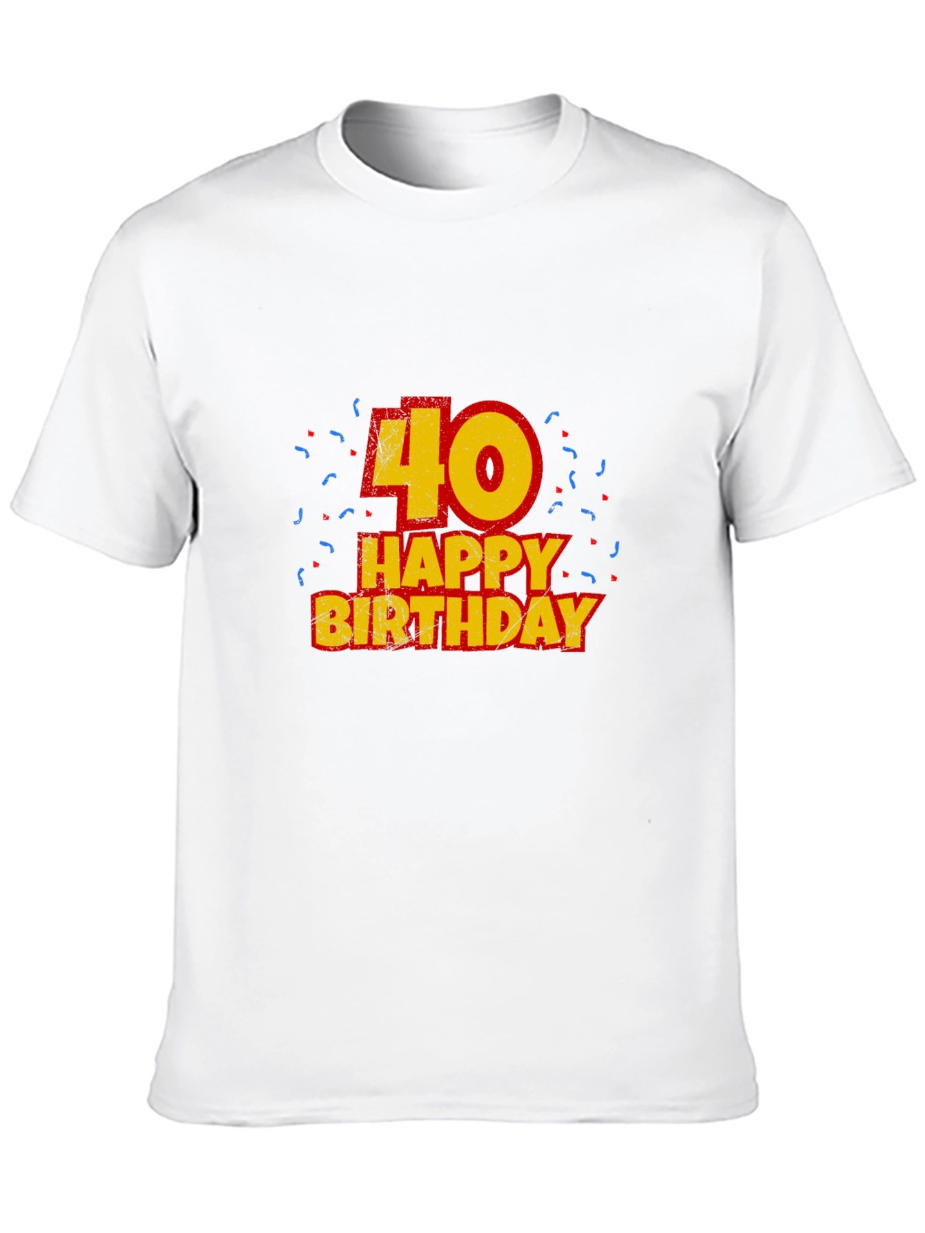 Mens 40th Birthday T-Shirt - Black