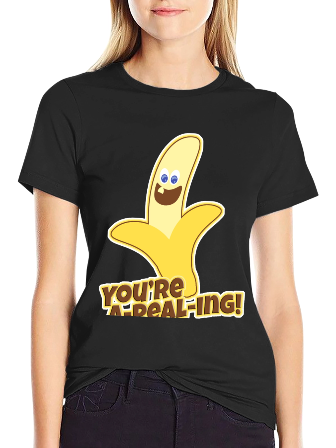 Funny Banana Pun T-Shirt - Youre A-Peel-Ing!