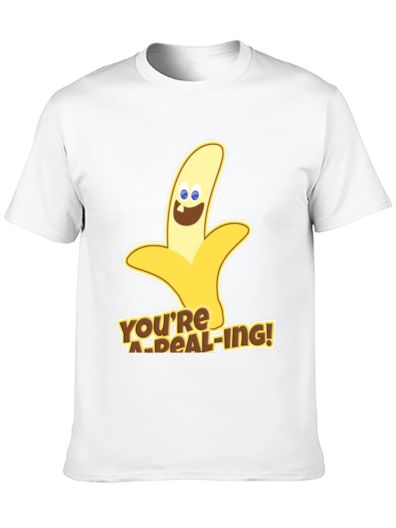 Funny Banana Pun T-Shirt - Youre A-Peel-Ing!
