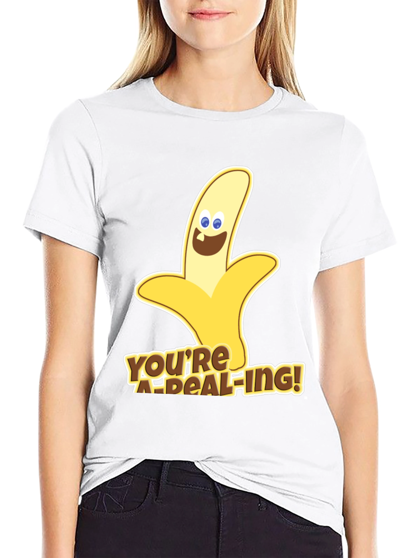 Funny Banana Pun T-Shirt - Youre A-Peel-Ing!