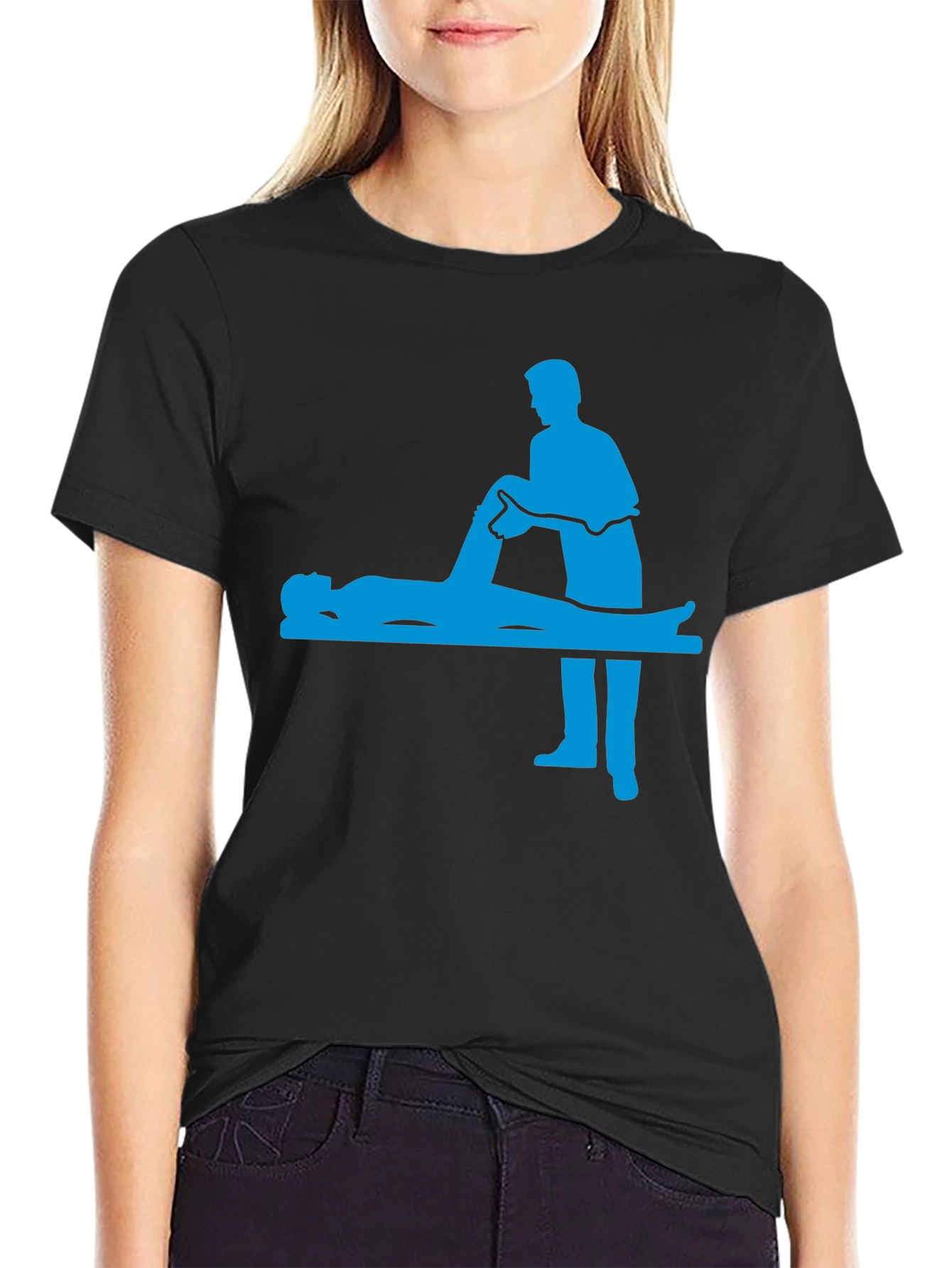 Chiropractor Graphic T-Shirt - Black Cotton Tee