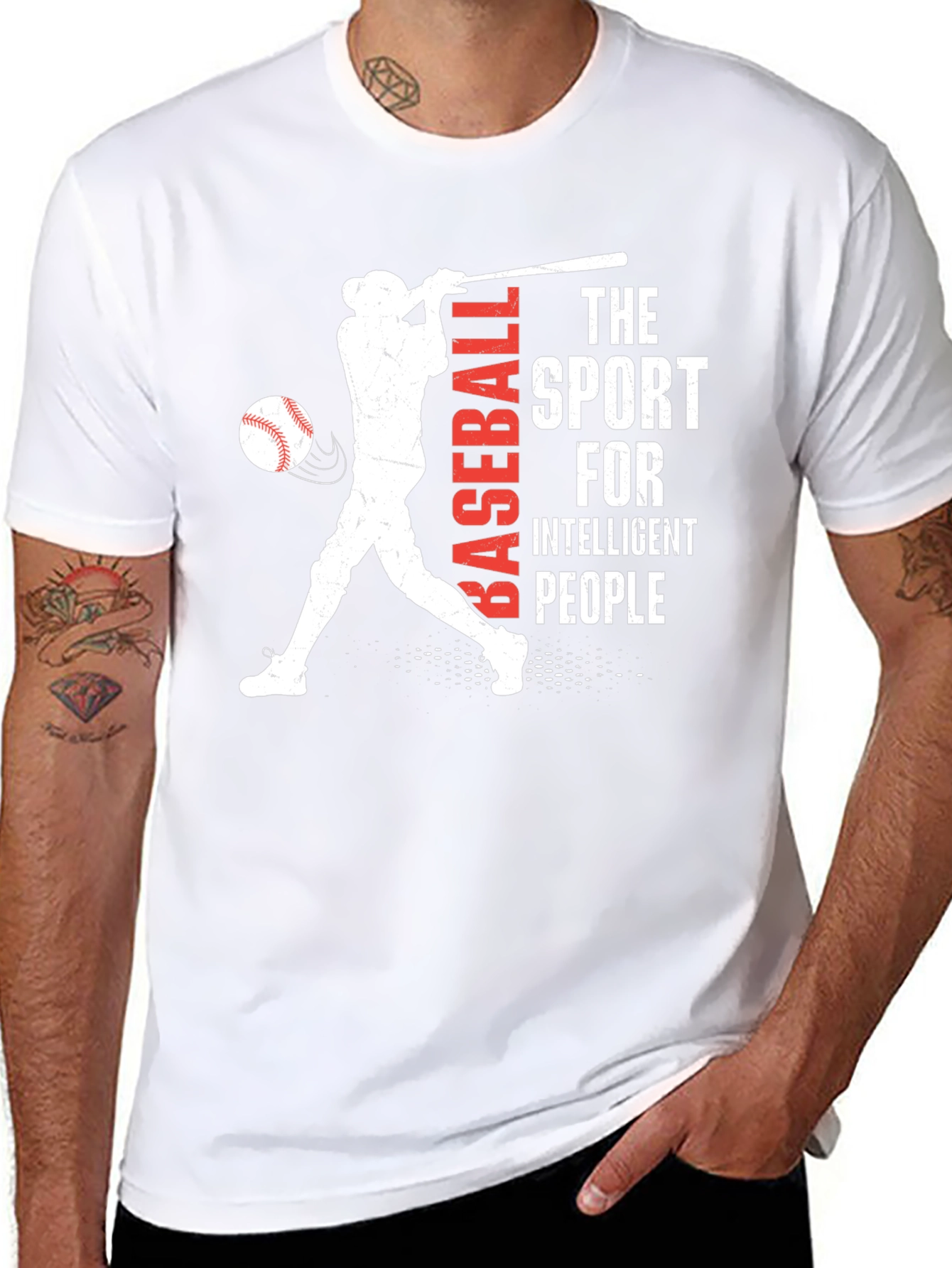 Baseball Sport T-Shirt - Intelligent People