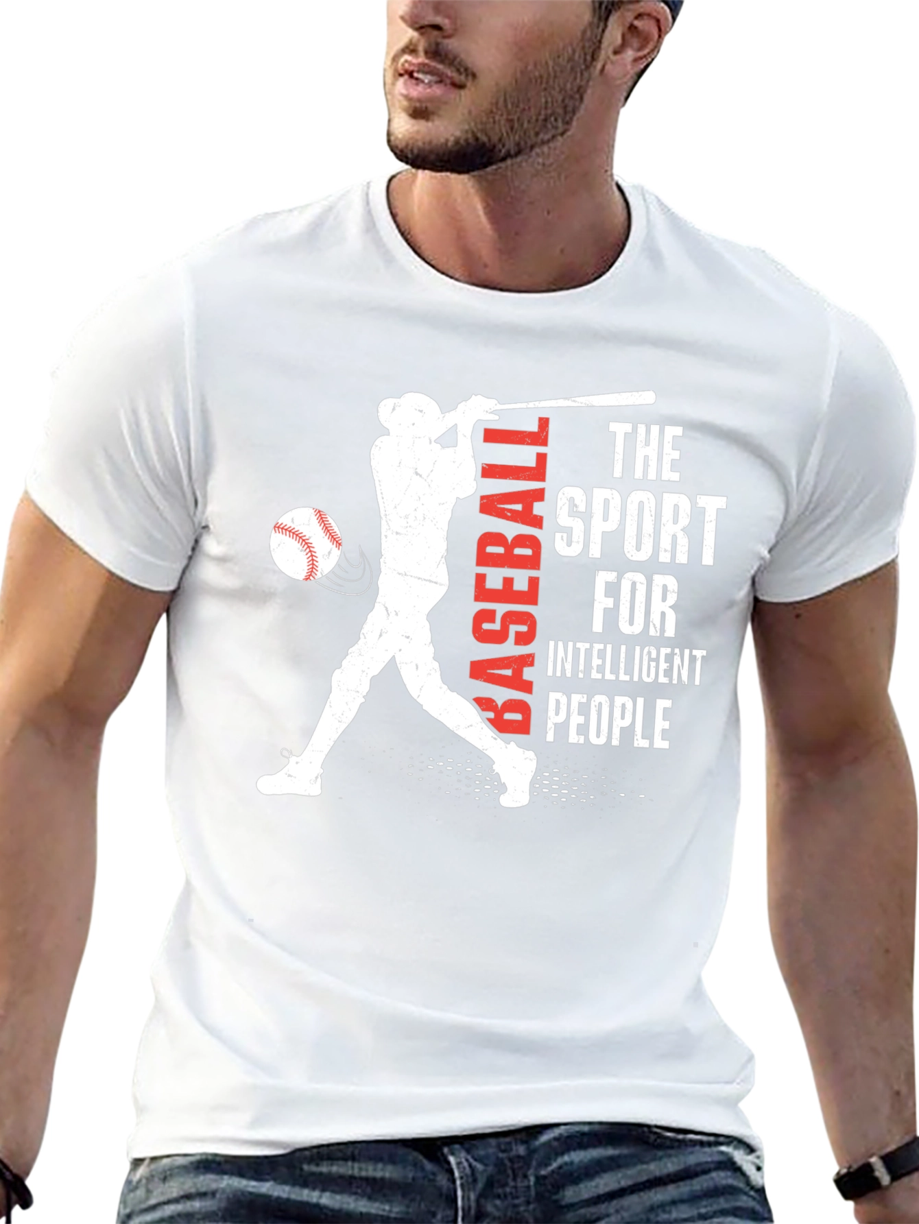 Baseball Sport T-Shirt - Intelligent People