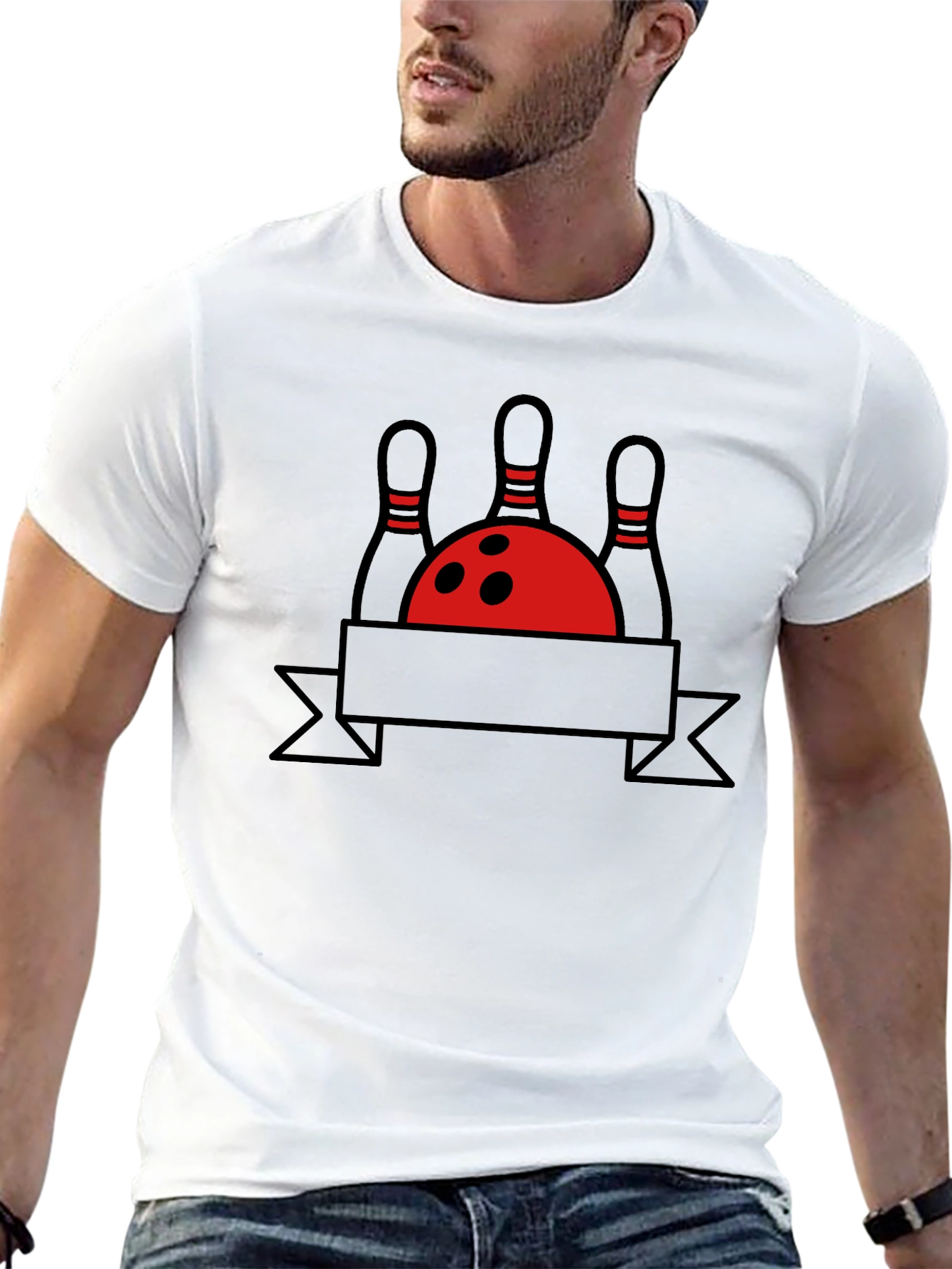 Bowling Strike Graphic Tee - Stylish and Comfortable