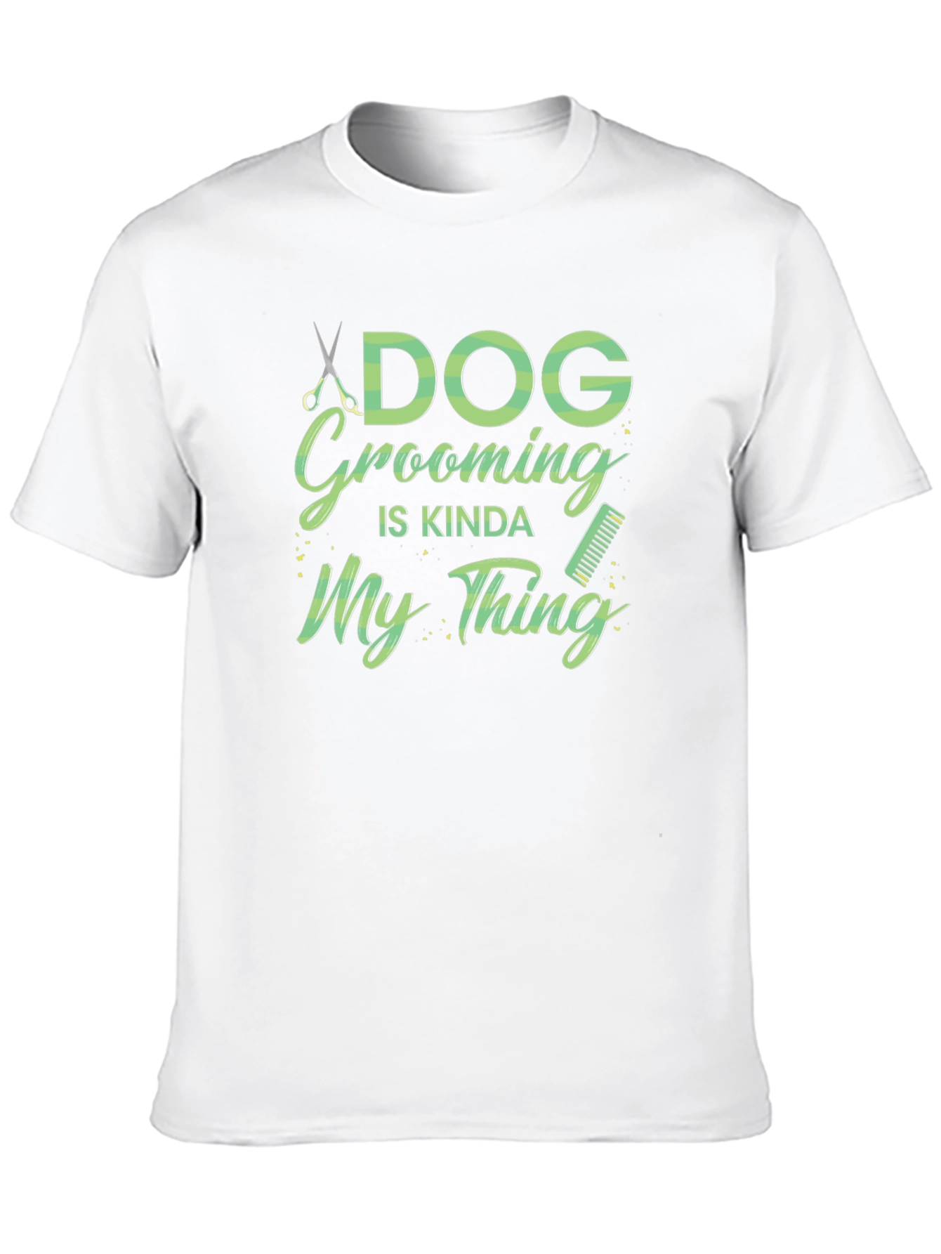 Dog Grooming Is My Thing Black T-Shirt