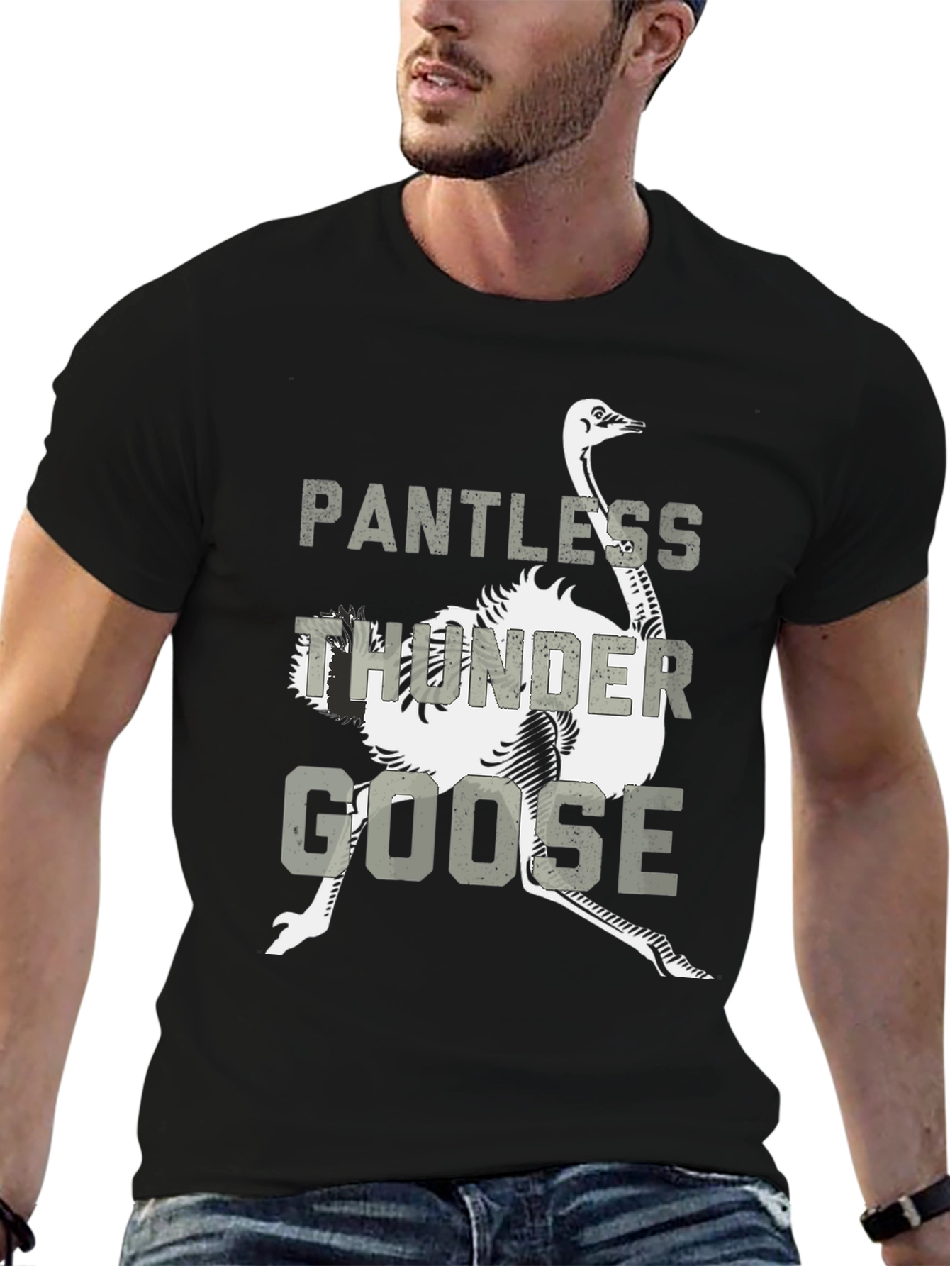 Pantless Thunder Goose Graphic T-Shirt