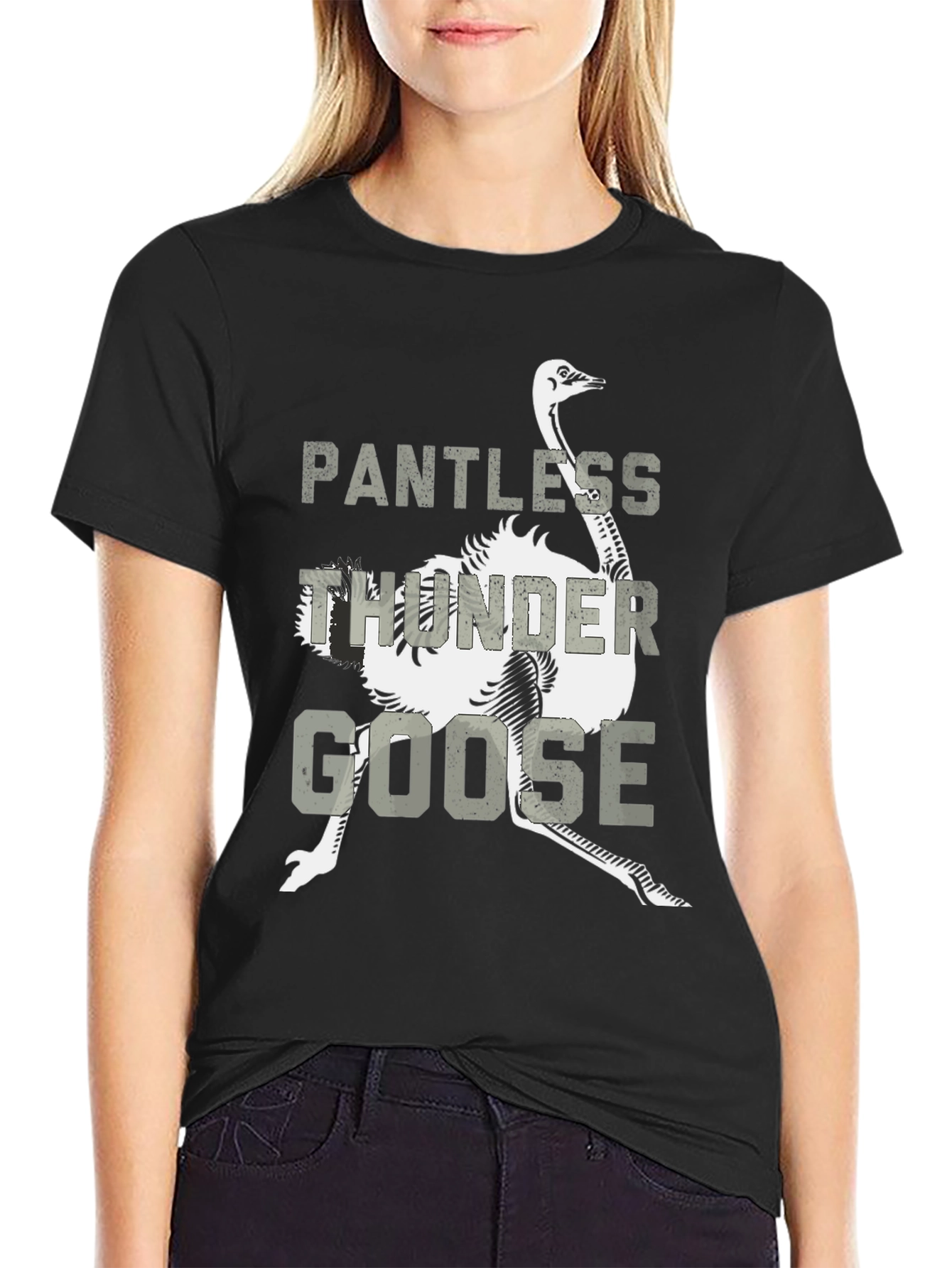 Pantless Thunder Goose Graphic T-Shirt