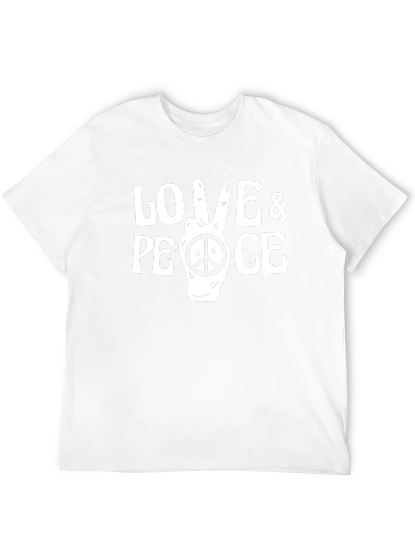 Love & Peace Graphic Tee - Black