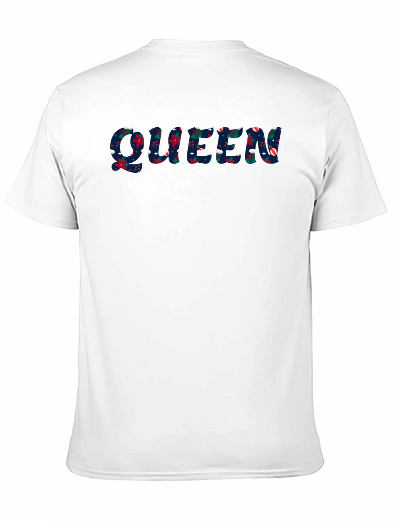 Floral Queen Graphic Black T-Shirt