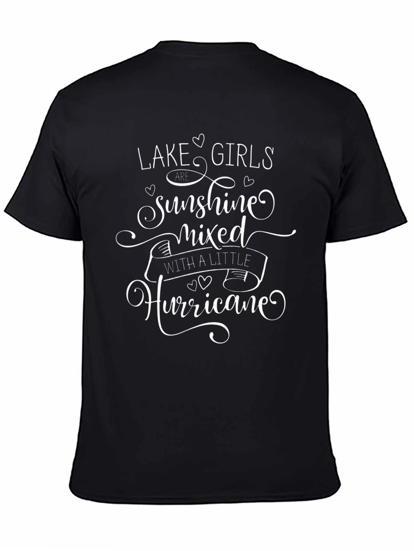 Lake Girls Sunshine & Hurricane Black T-Shirt