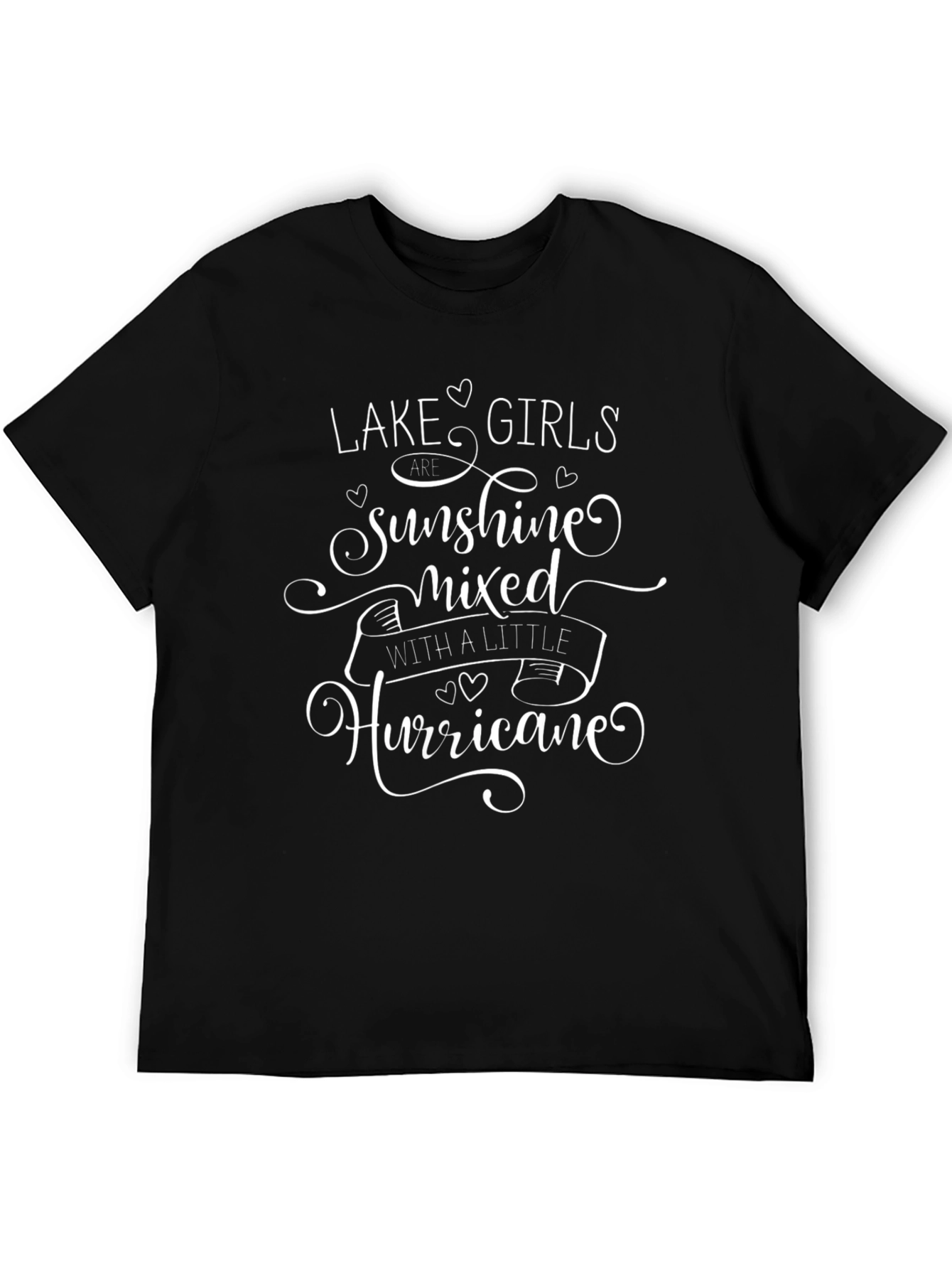 Lake Girls Sunshine & Hurricane Black T-Shirt
