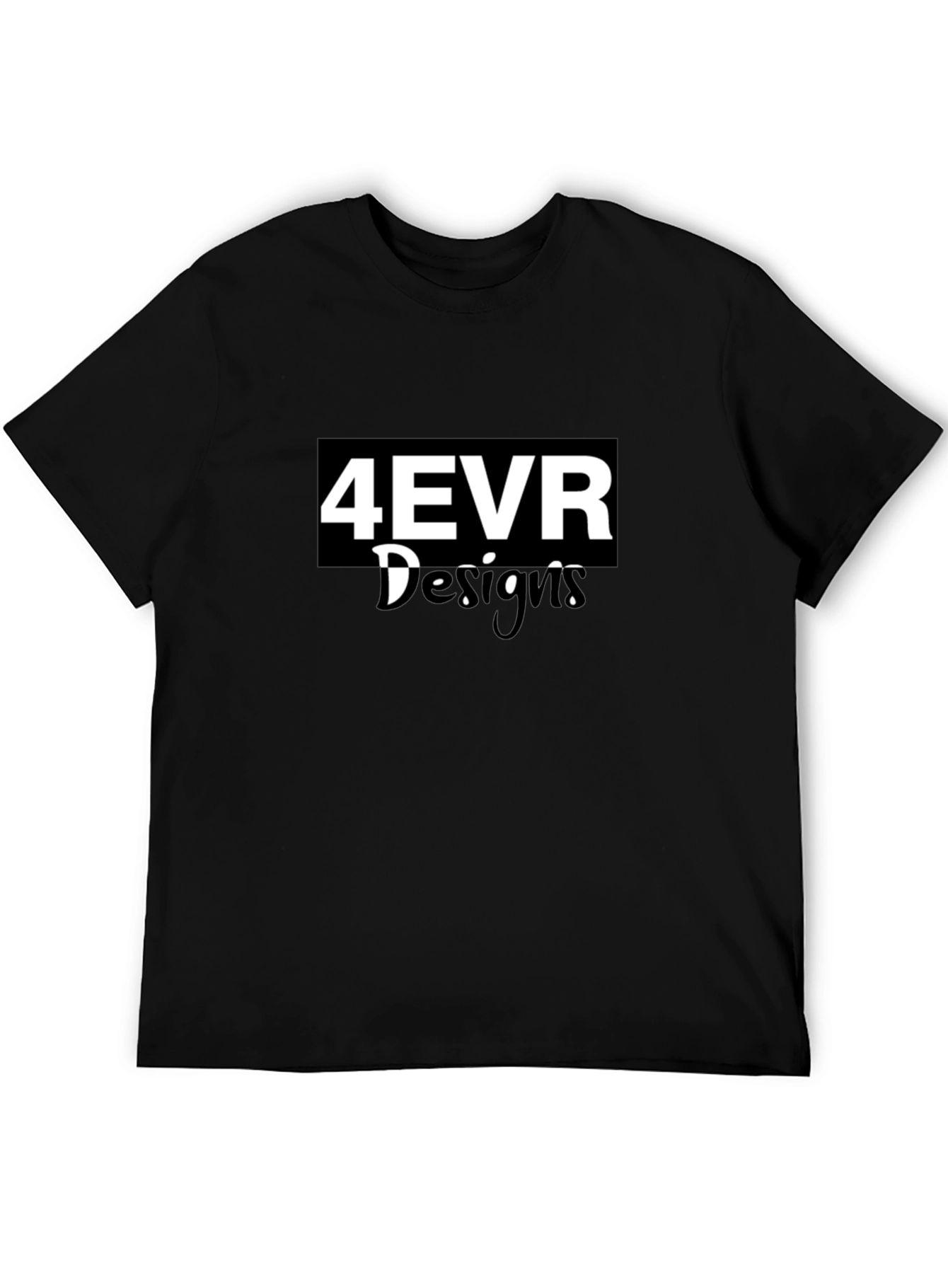 4EVR Design Black T-Shirt