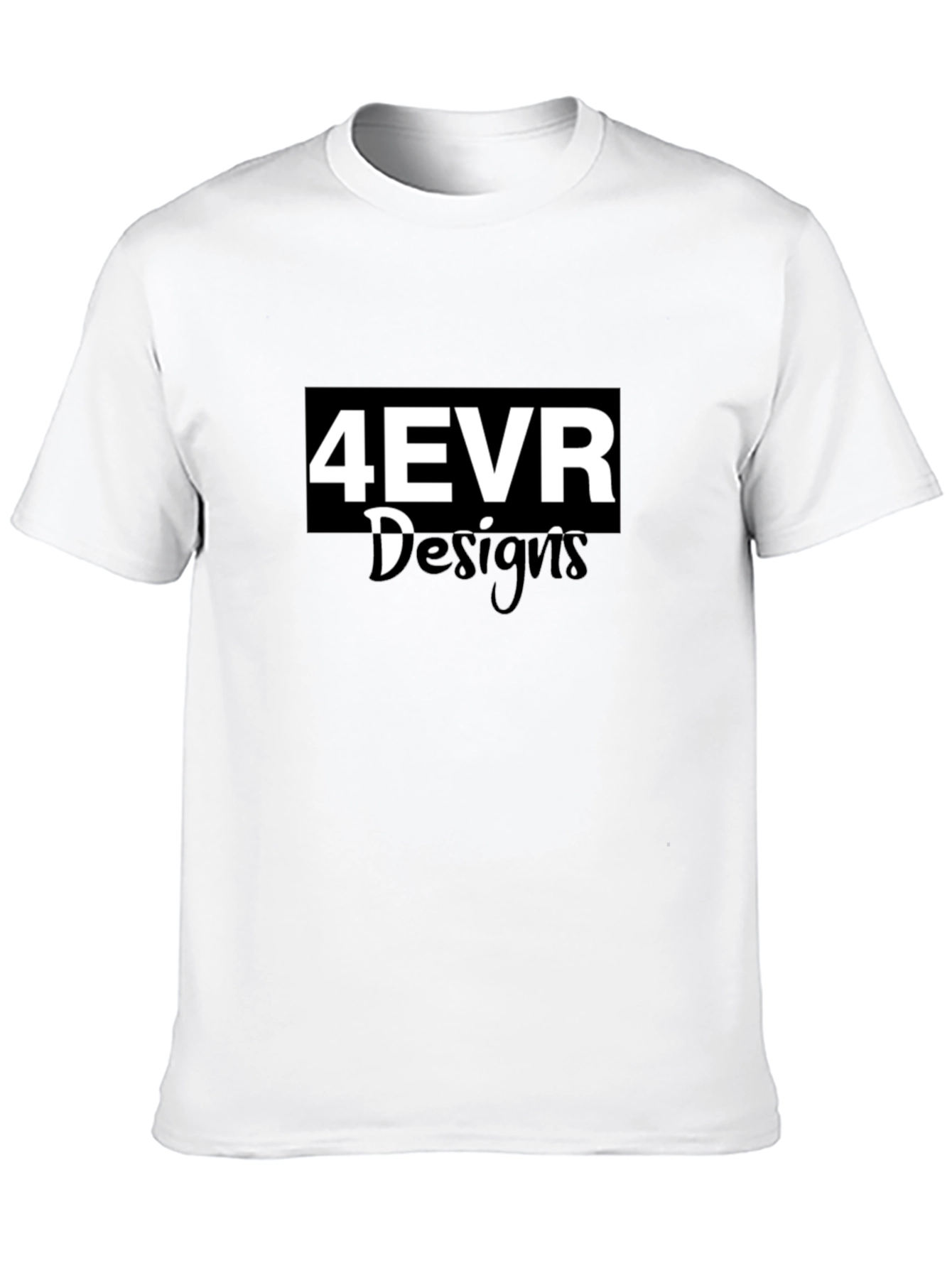 4EVR Design Black T-Shirt