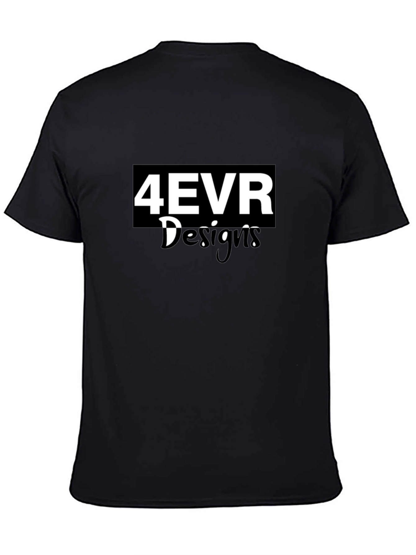 4EVR Design Black T-Shirt