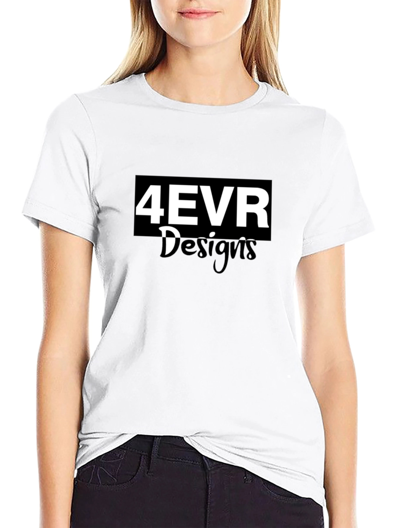 4EVR Design Black T-Shirt