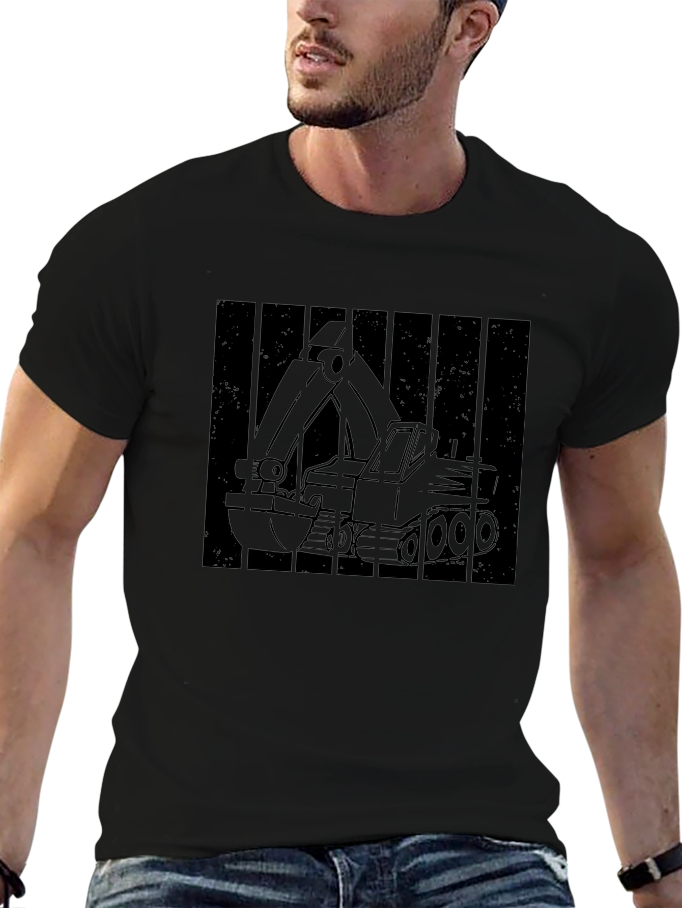 Construction Excavator T-Shirt