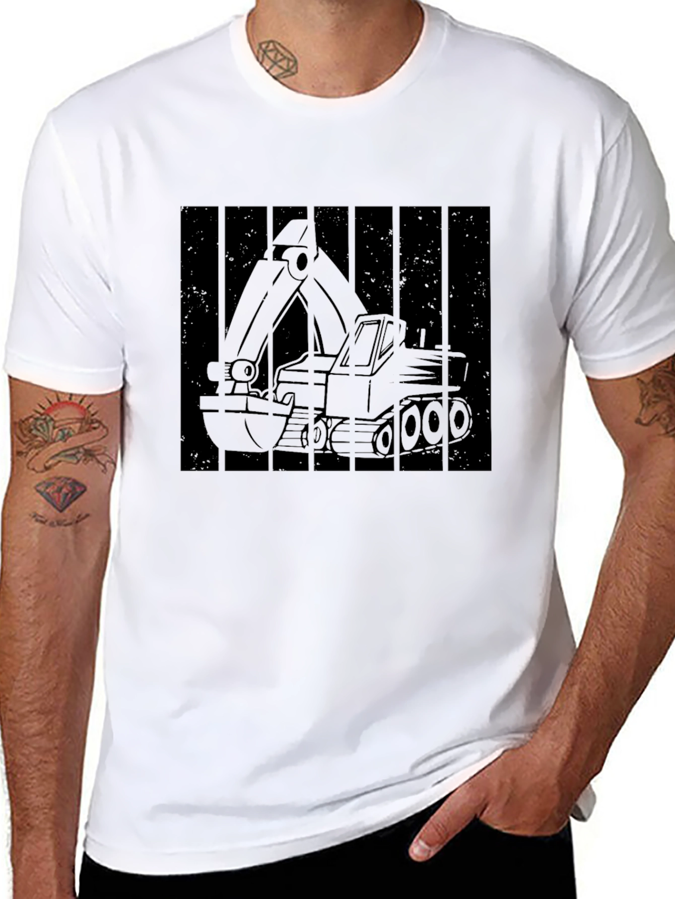 Construction Excavator T-Shirt