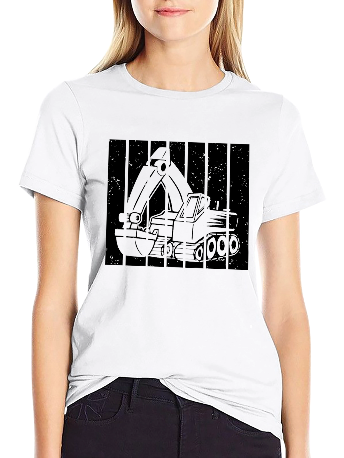 Construction Excavator T-Shirt