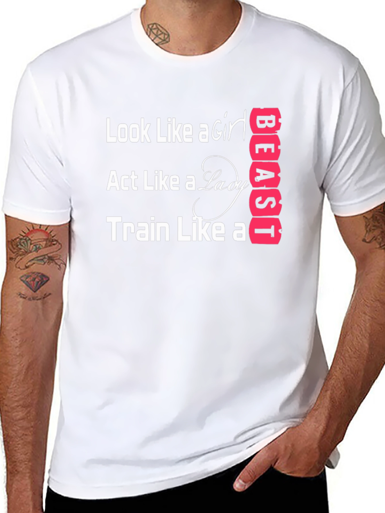 Look Like A Girl Train Like A Beast T-Shirt