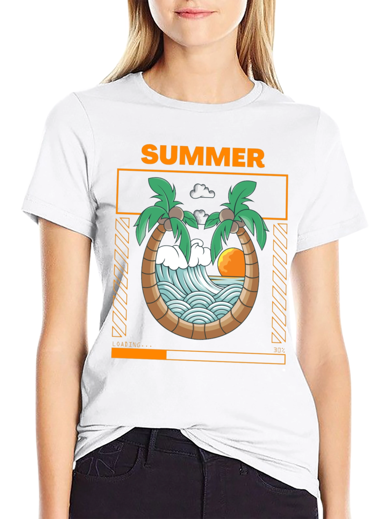 Summer Loading T-Shirt: Beach Vibes
