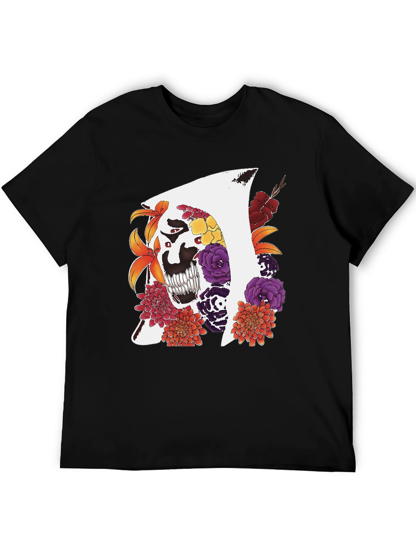 Floral Grim Reaper T-Shirt