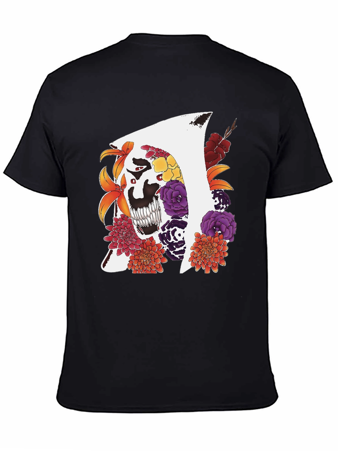 Floral Grim Reaper T-Shirt