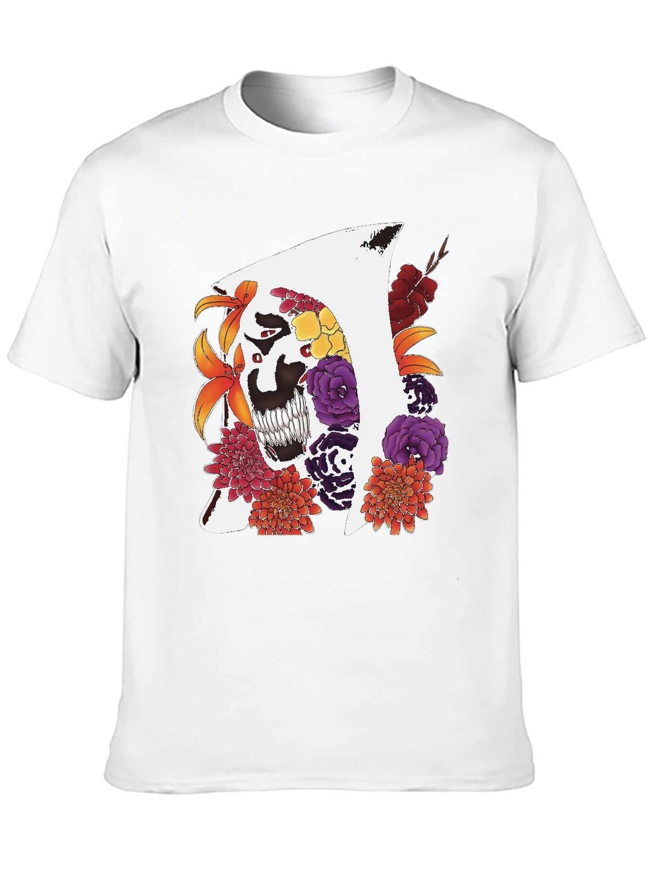 Floral Grim Reaper T-Shirt