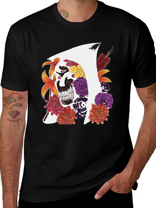 Floral Grim Reaper T-Shirt