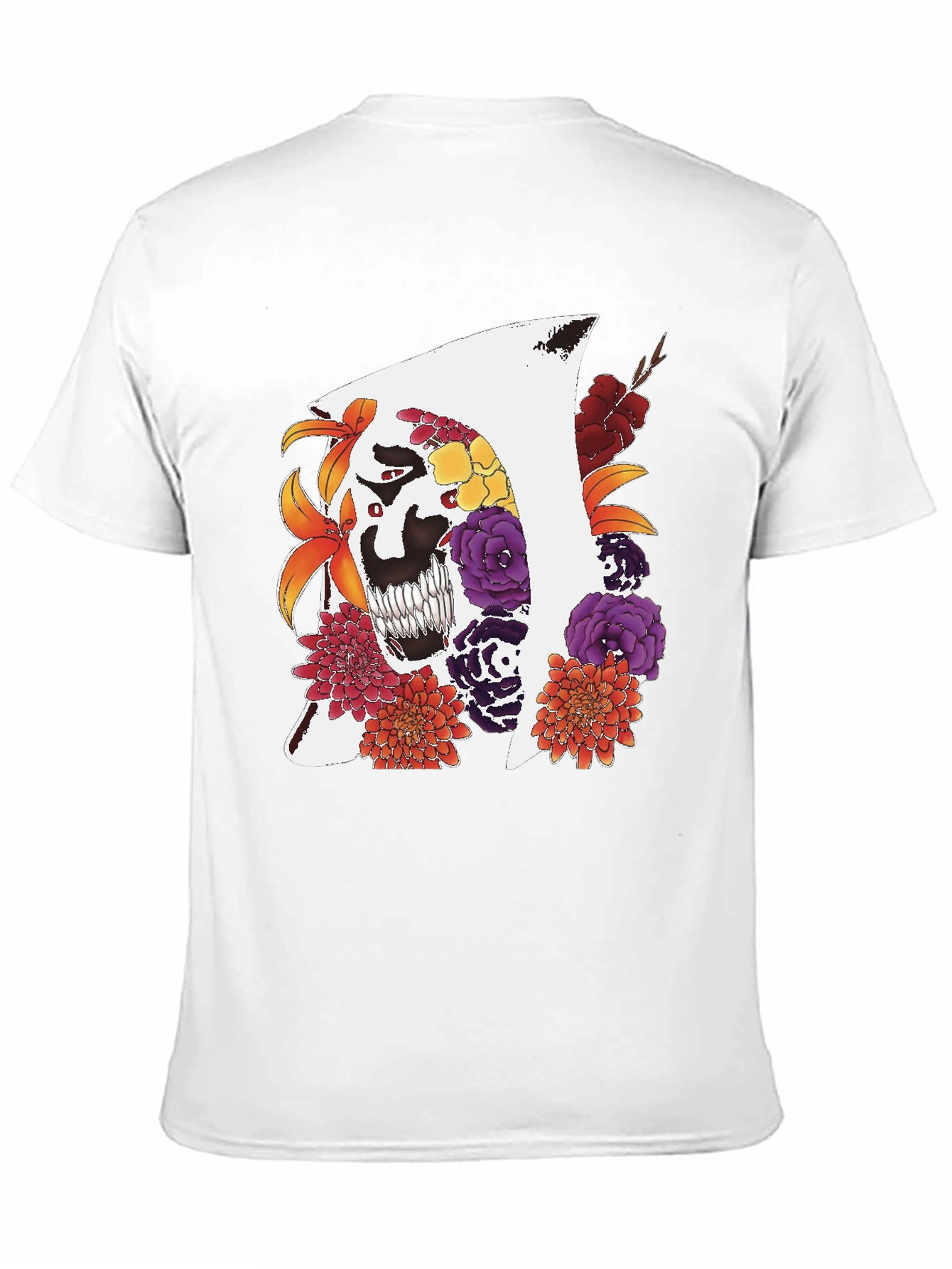 Floral Grim Reaper T-Shirt