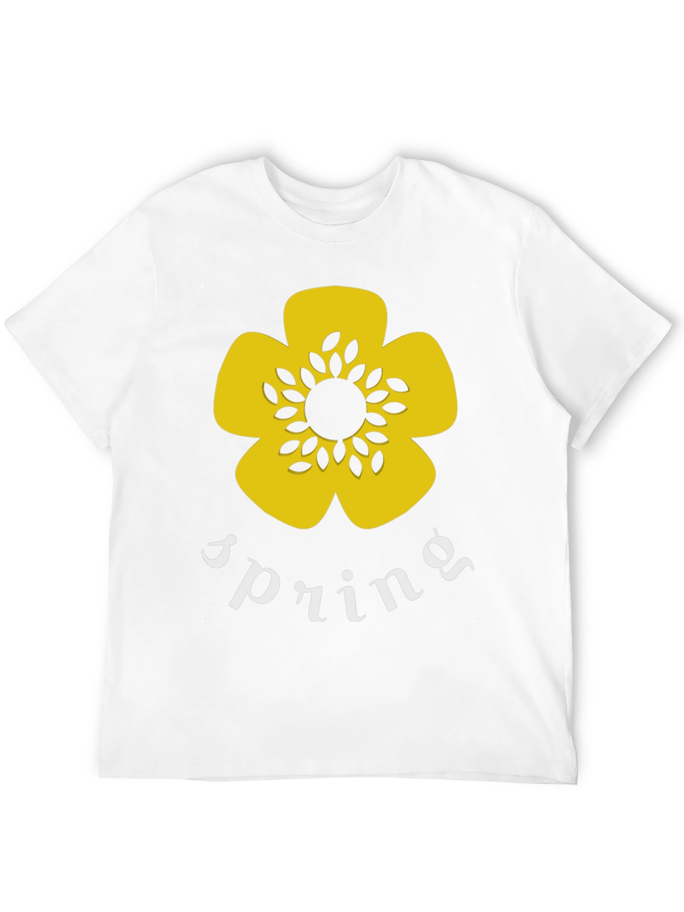 Spring Flower Graphic T-Shirt - Stylish Cotton Tee