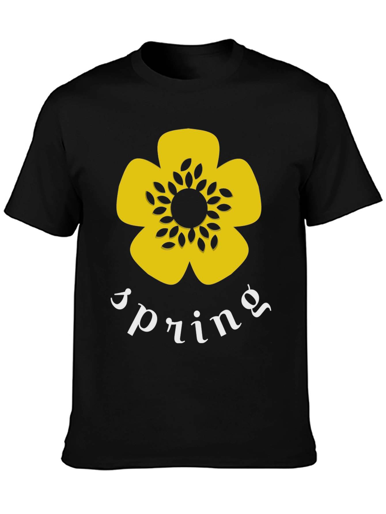 Spring Flower Graphic T-Shirt - Stylish Cotton Tee