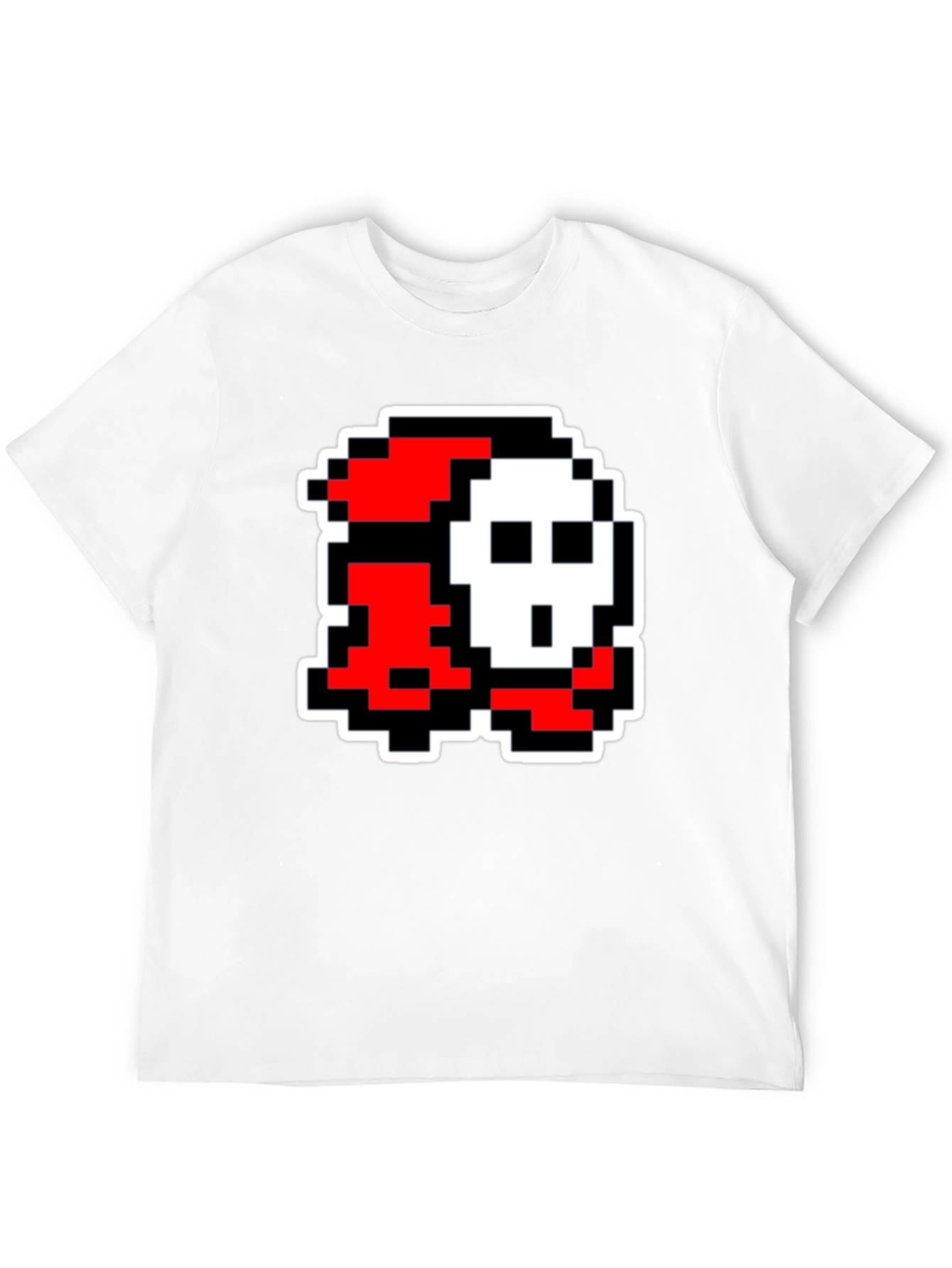 Pixel Art Character Graphic Tee - Black