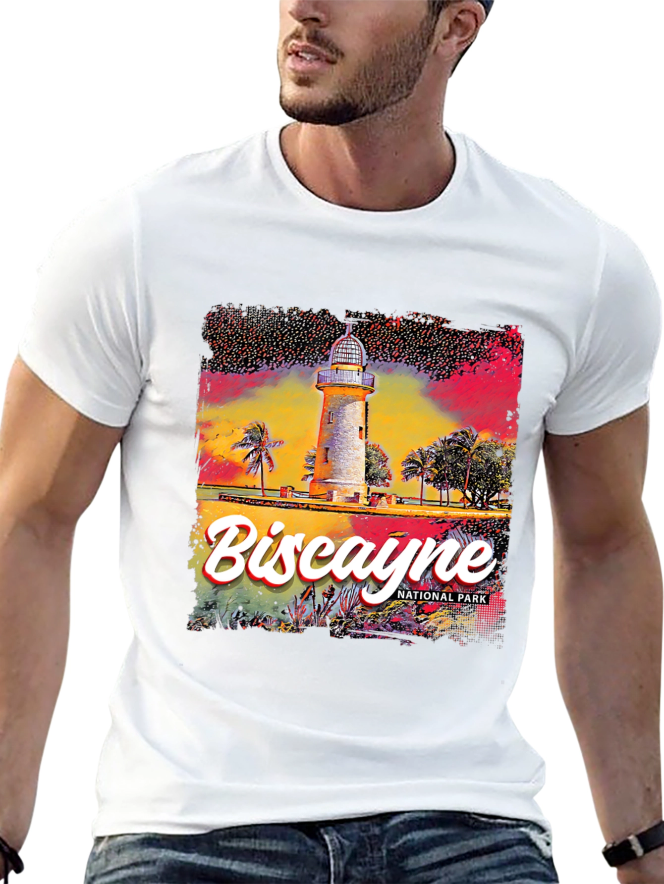 Biscayne National Park Lighthouse Graphic Tee