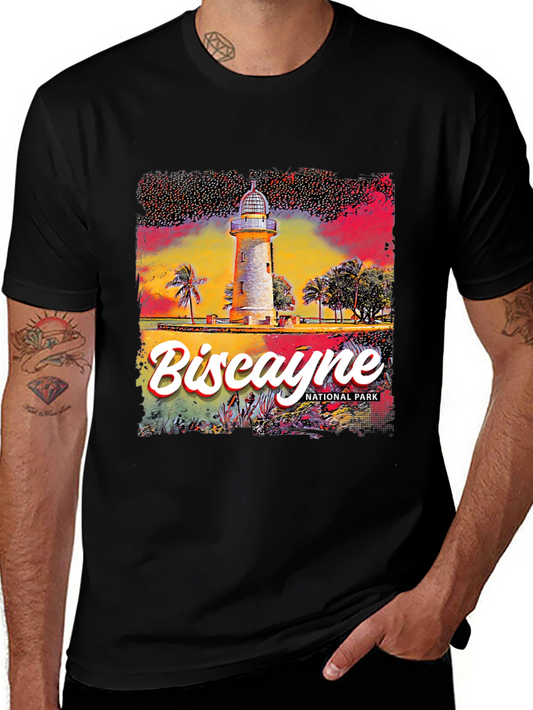 Biscayne National Park Lighthouse Graphic Tee