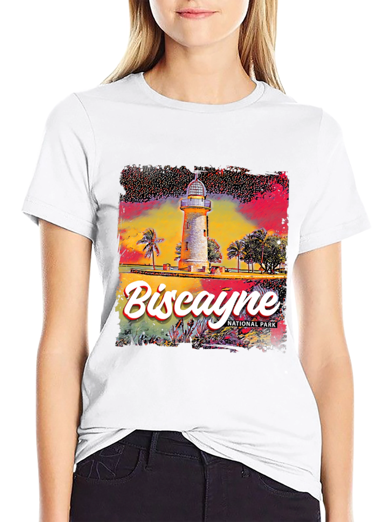 Biscayne National Park Lighthouse Graphic Tee
