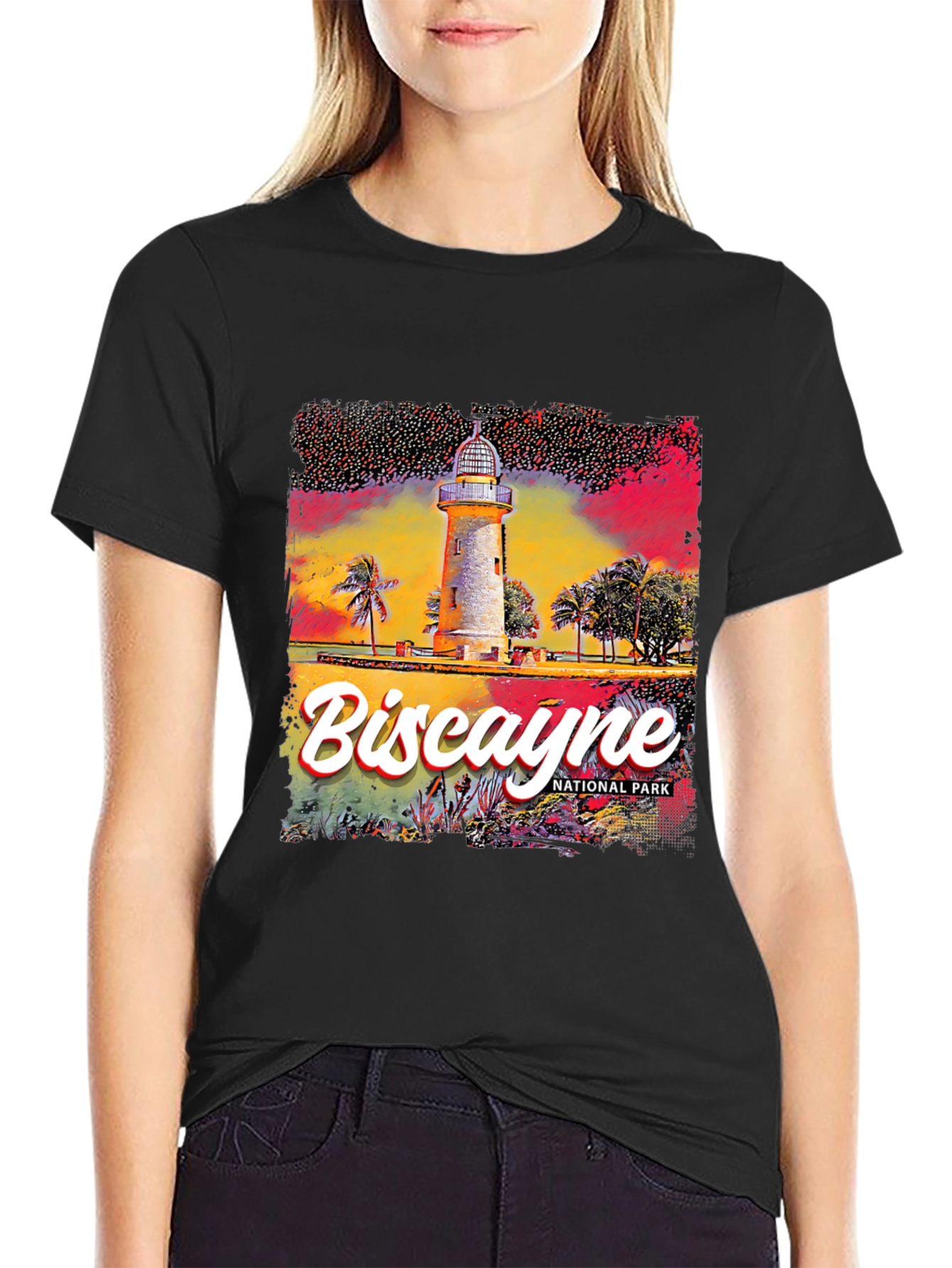 Biscayne National Park Lighthouse Graphic Tee