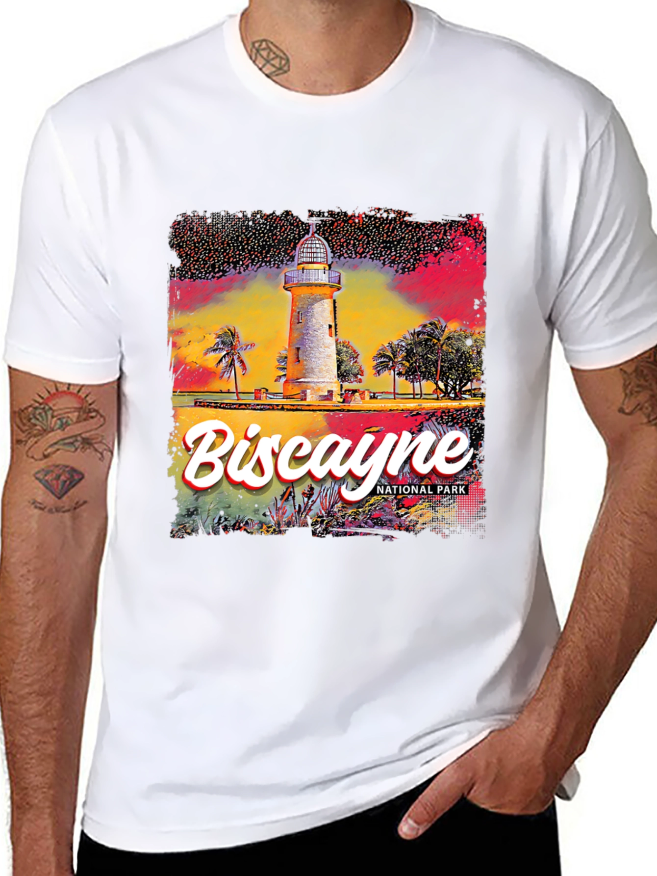 Biscayne National Park Lighthouse Graphic Tee