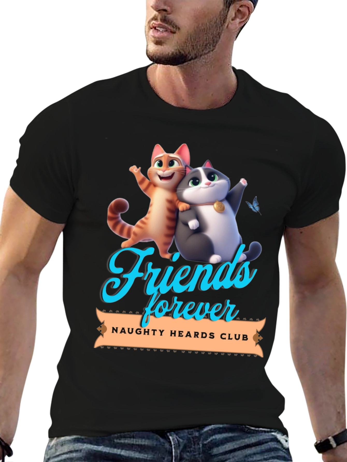 Friends Forever Naughty Hearths Club T-Shirt