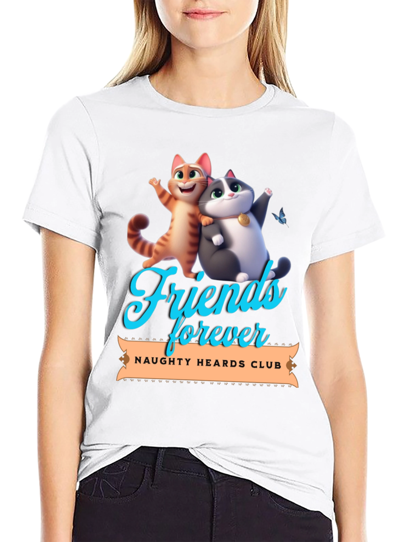 Friends Forever Naughty Hearths Club T-Shirt